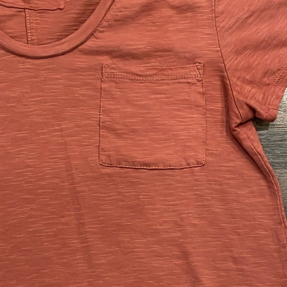 LOFT Orange Vintage Soft Short Sleeve Tee - Size XS - Picture 3 of 6
